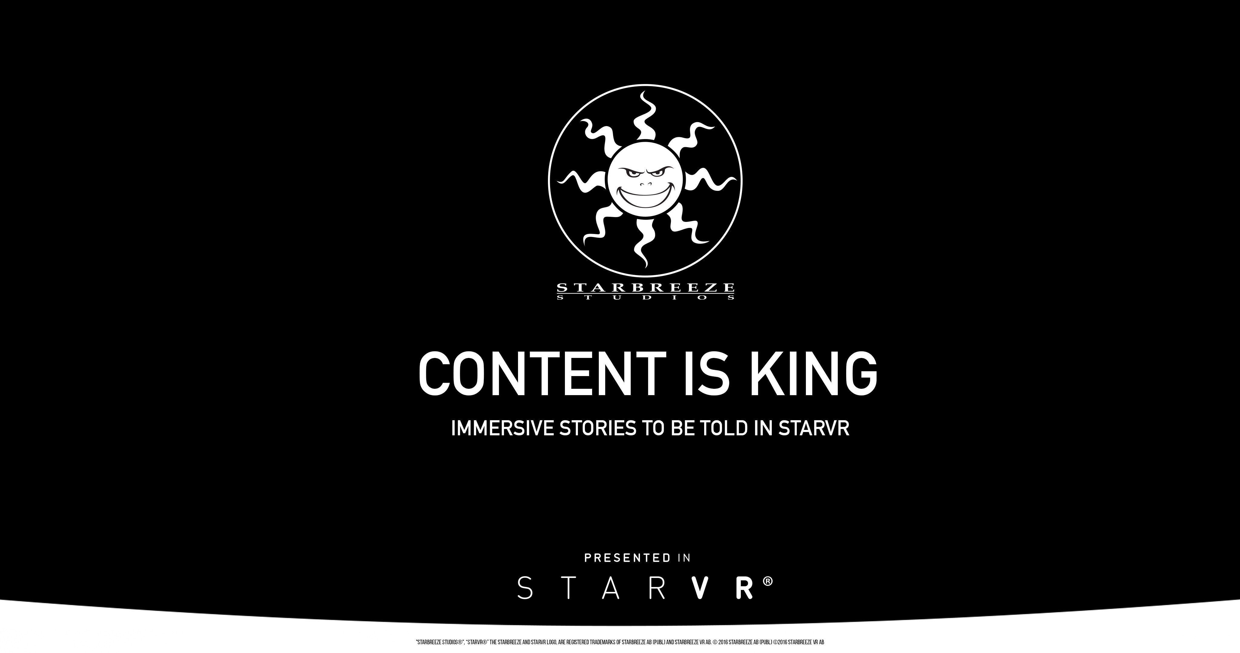 Immersive stories to be told in StarVR
